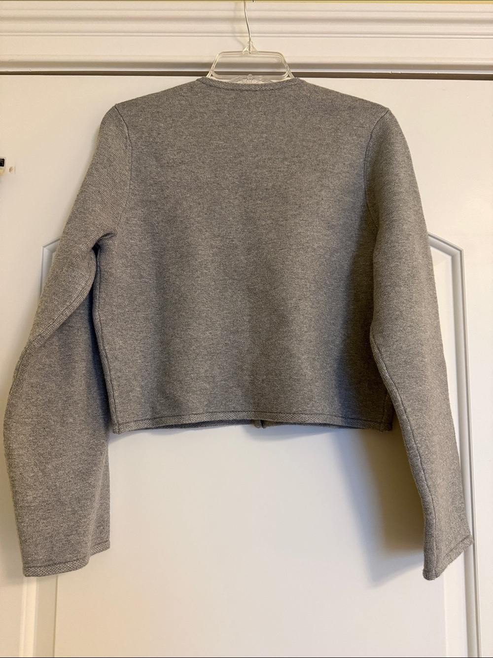 Abercrombie LuxeLoft Crew Sweater Jacket - Picture 2 of 4